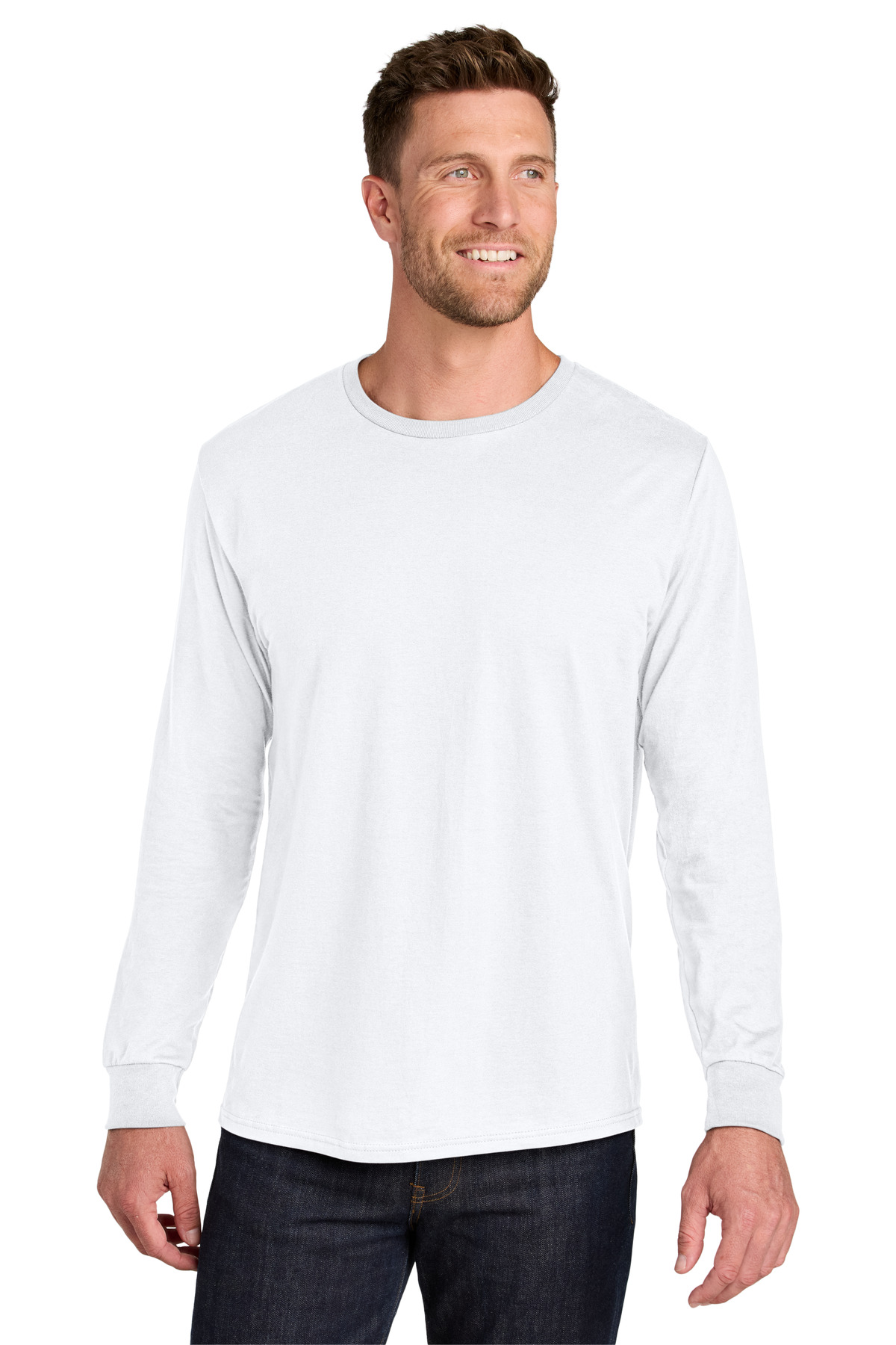 Jerzees Ultimate Unisex Ring Spun Long Sleeve T-Shirt IC46L 73