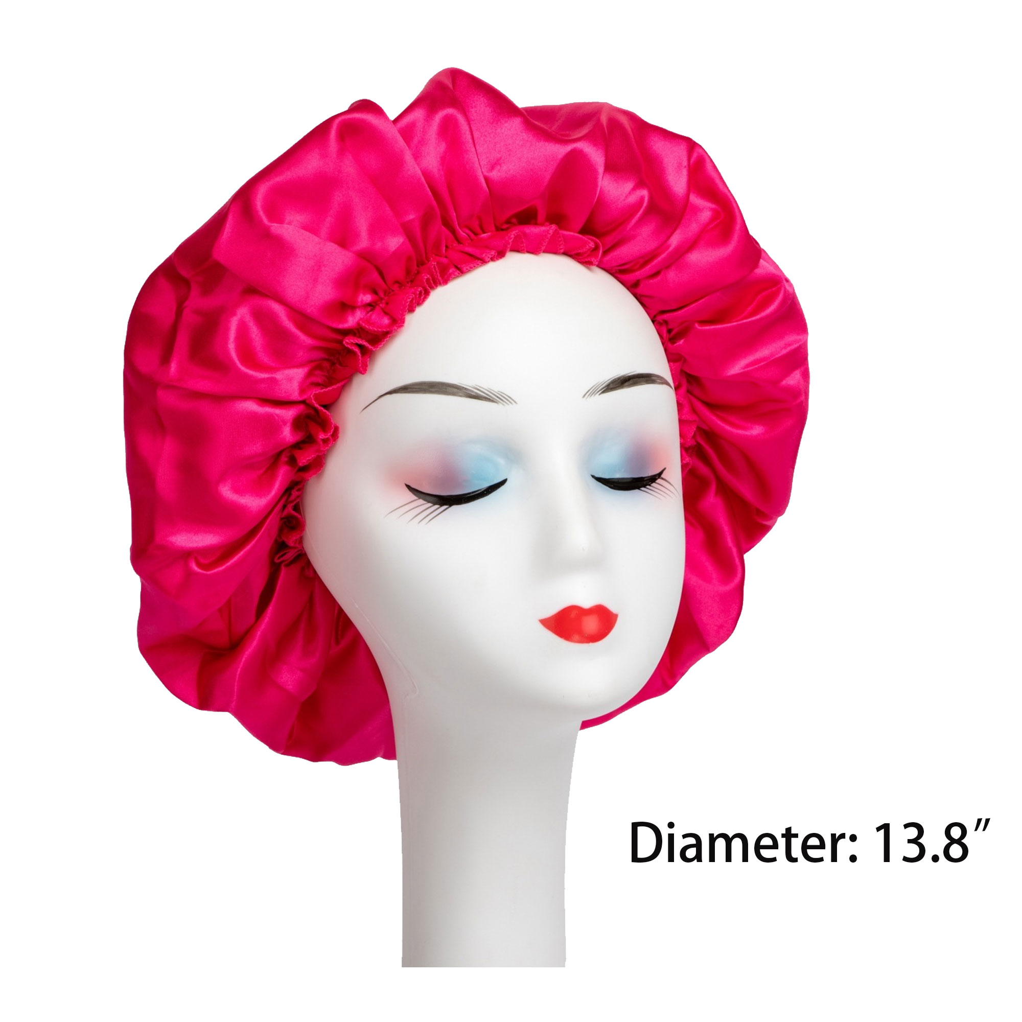 Multi Colored Double-Layer Shower Cap Customization 1