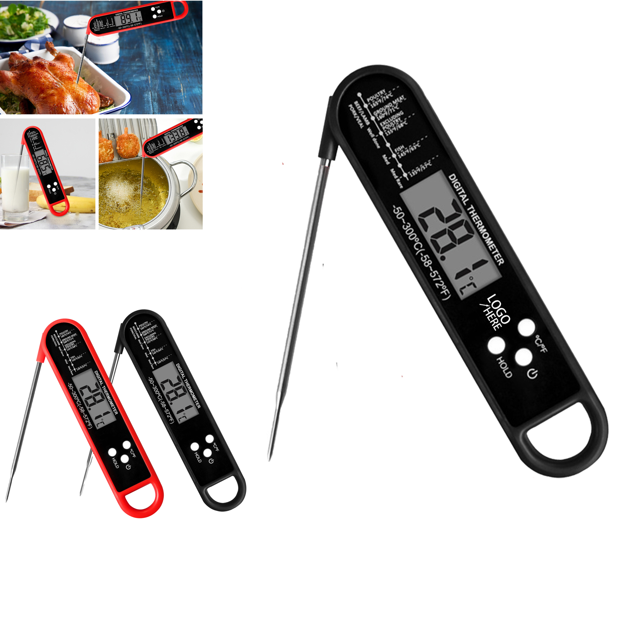 Foldable Kitchen Thermometer 2