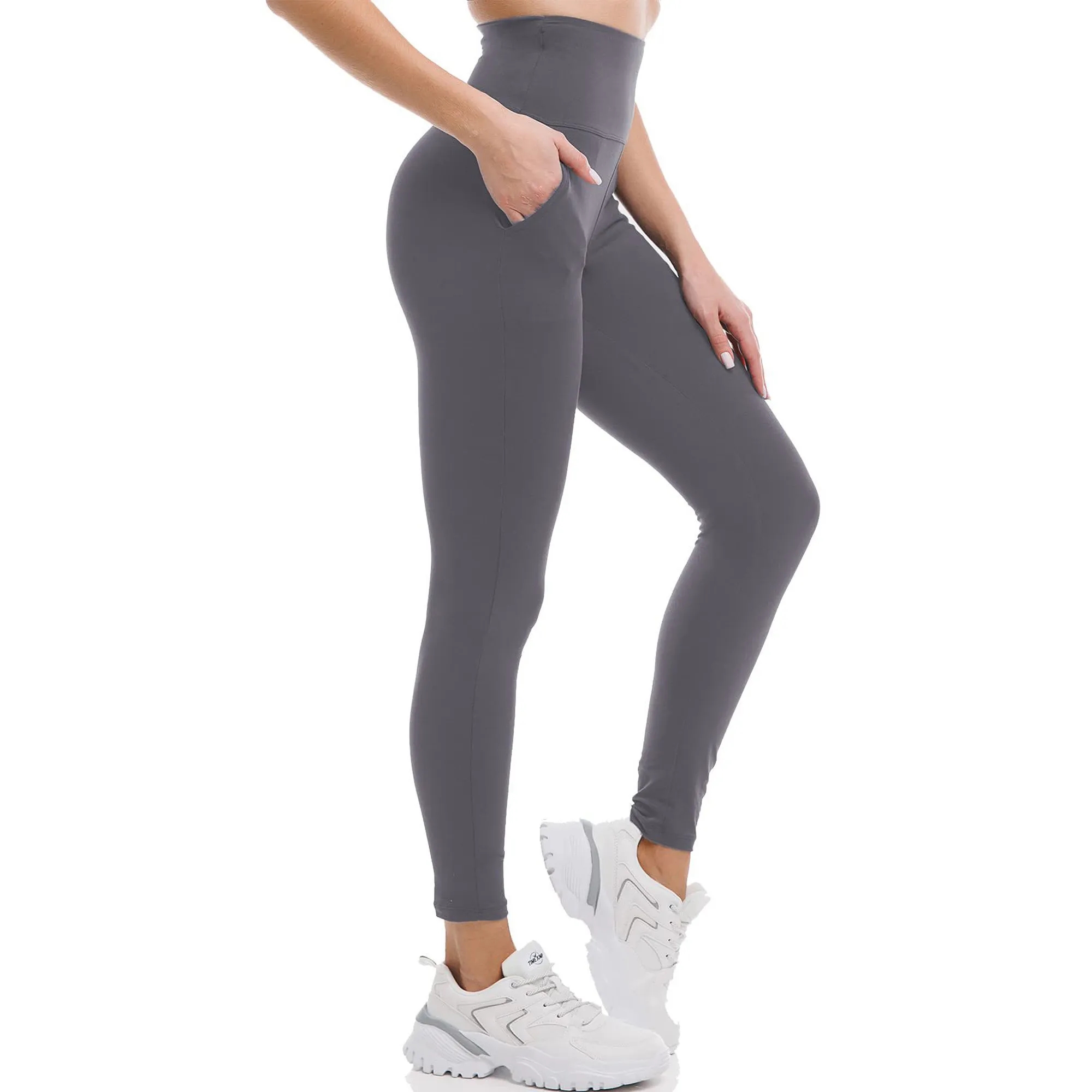 Premium High-Waisted Leggings with Pockets Yoga Pants 7