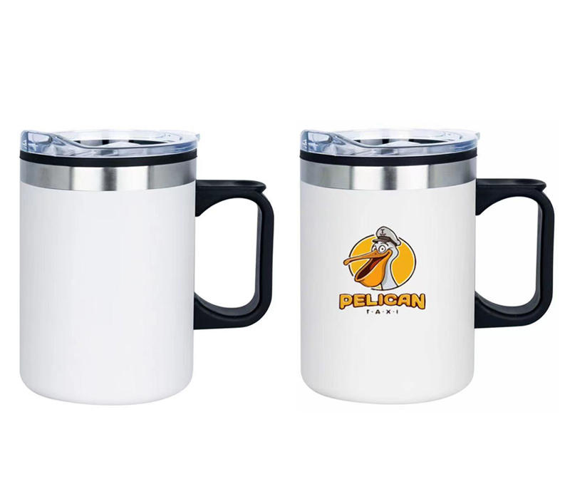Double Wall Stainless Steel Camping Mug, 14 oz. 2