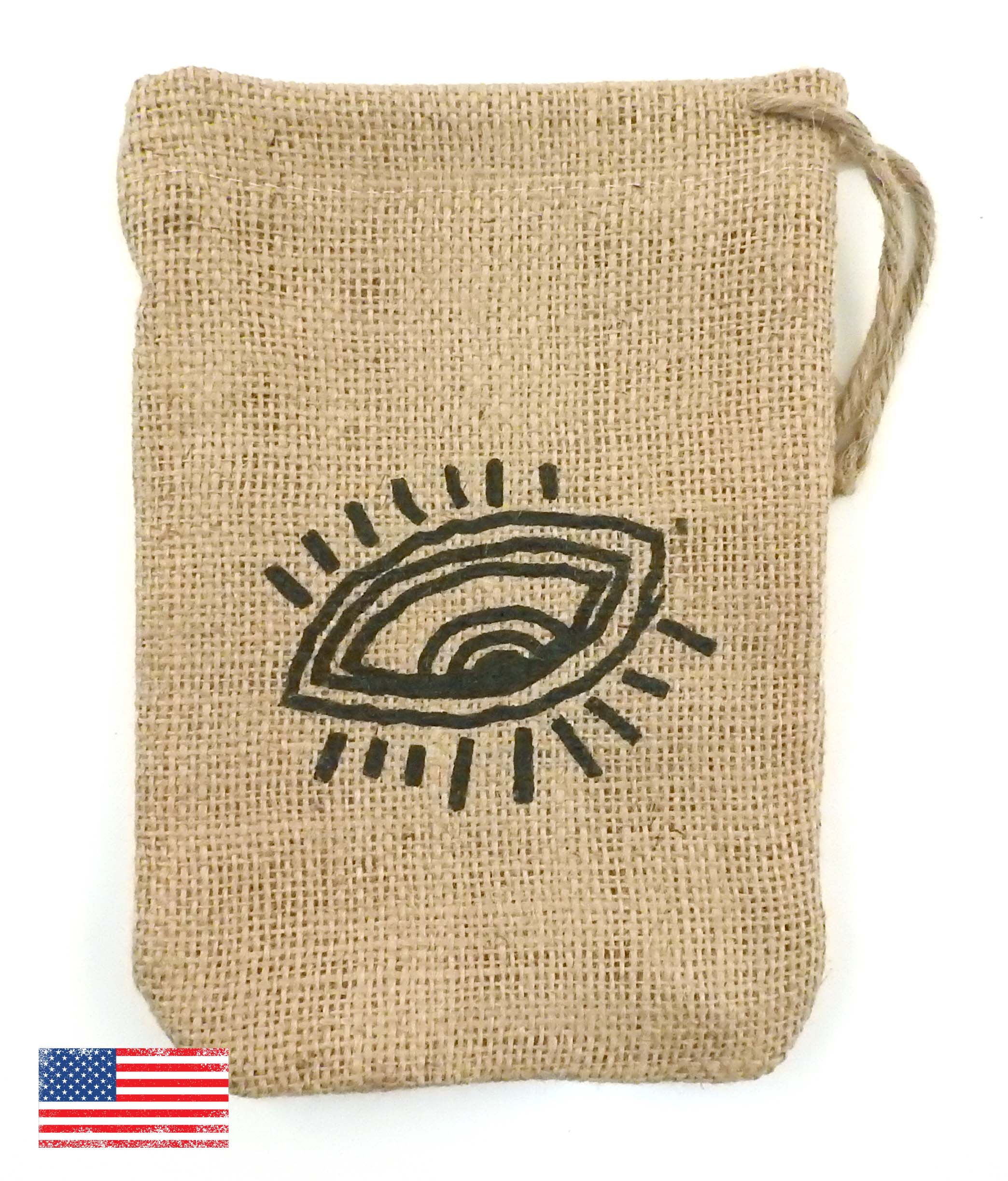 Sweet Treats Jute/Burlap Drawstring Bag 5X7" 2