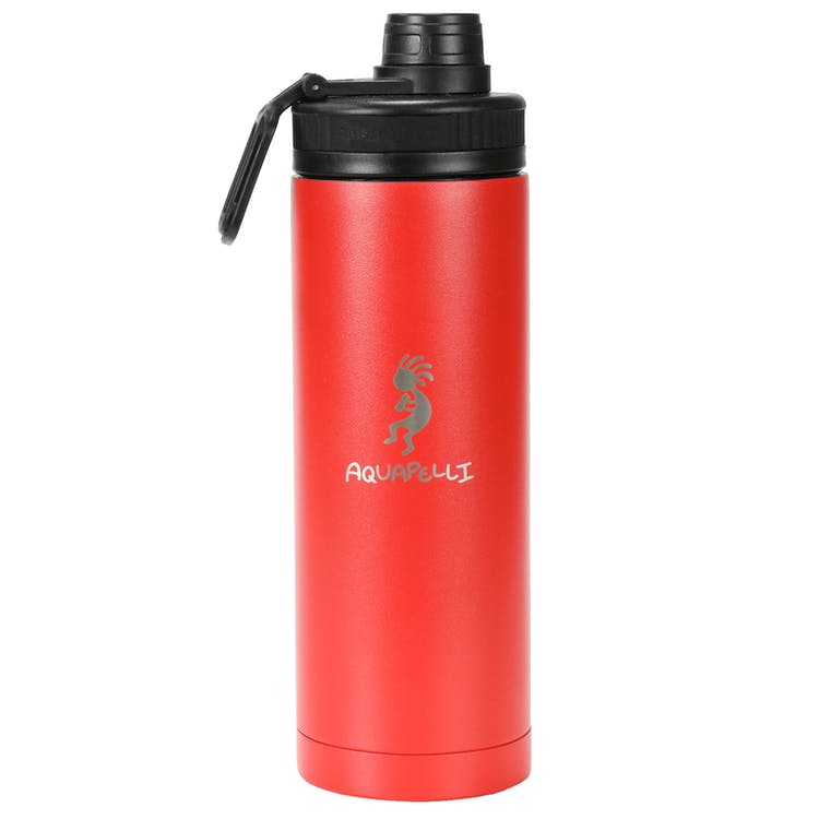 Vacuum Insulated Water Bottles with Spout - 18 oz Red