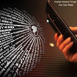 Electric Arc Lighter With Love Message Shadow And USB Charging 5