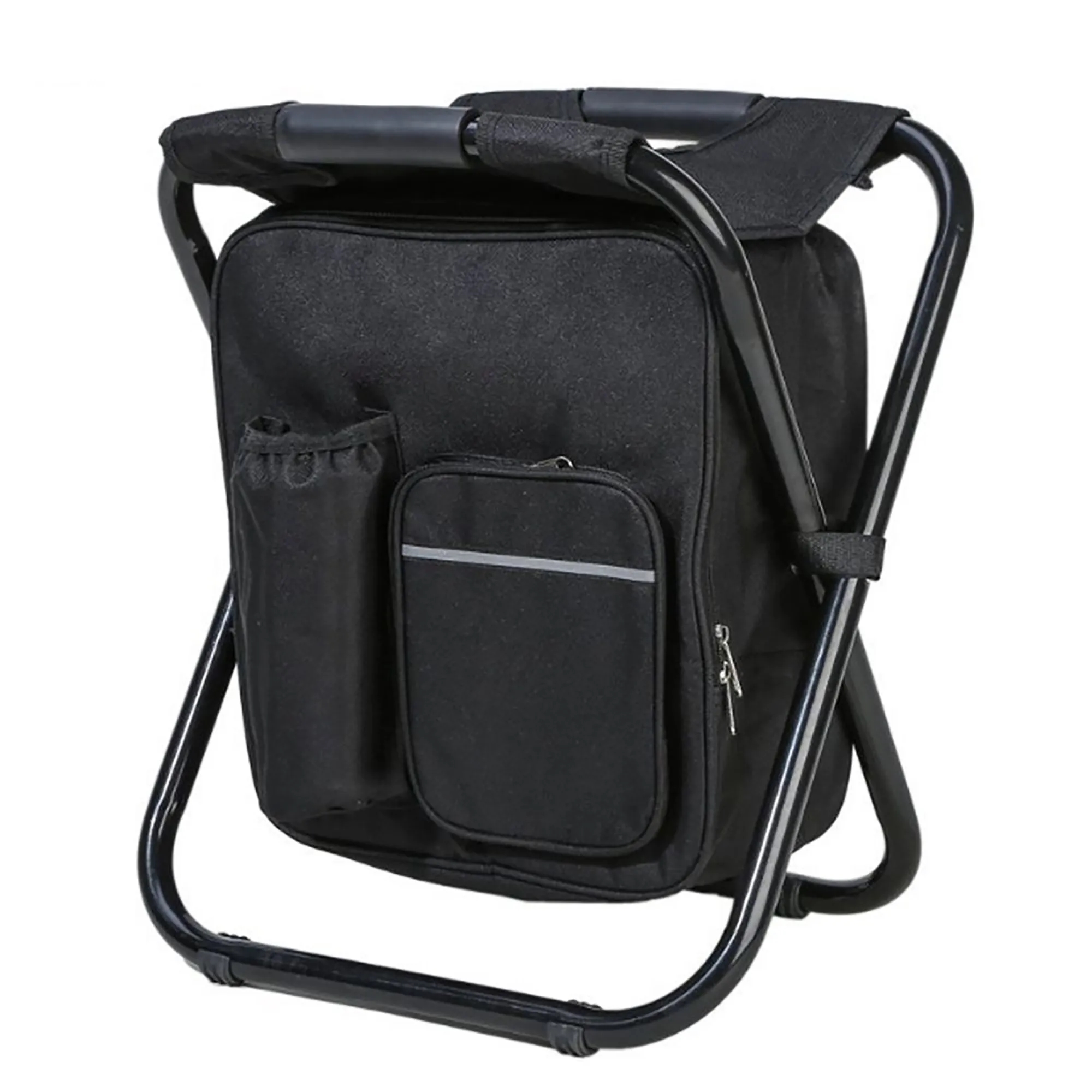 Outdoor Foldable Cooler Backpack Stool MOQ 10 Pcs 8