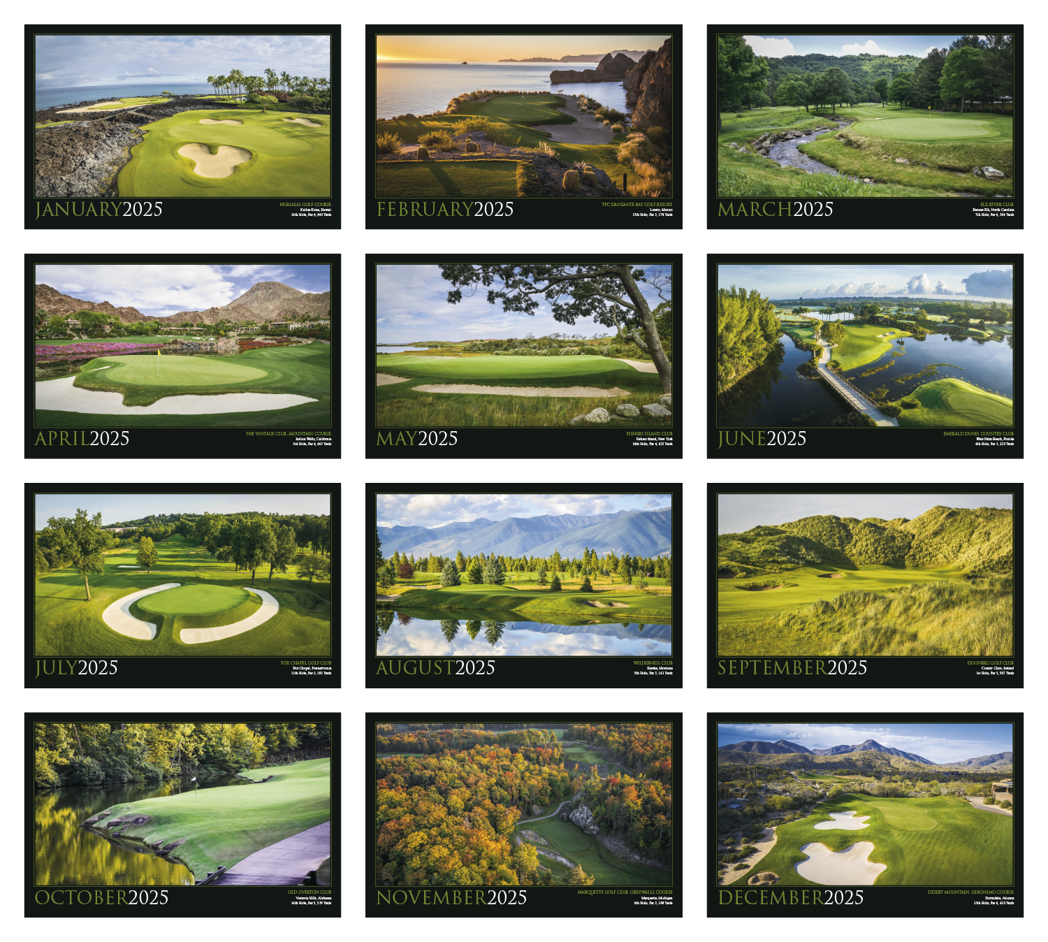 Triumph® Calendars Golf America Calendar 17