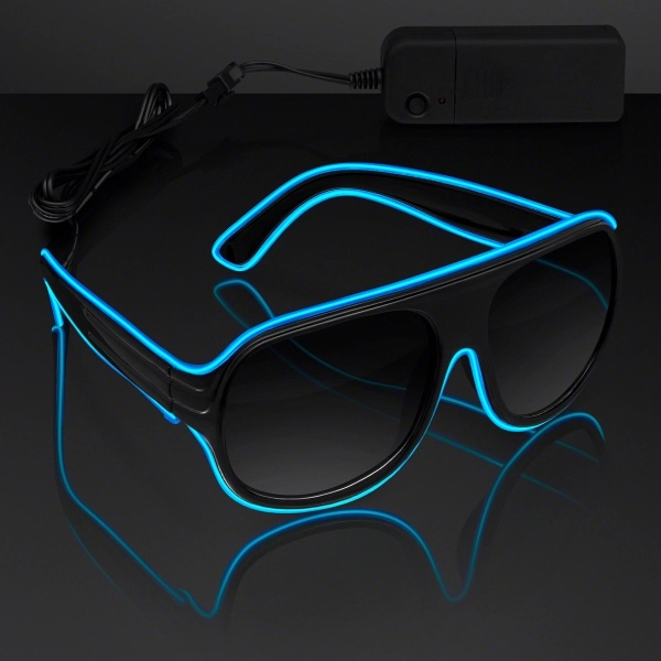 Neon Look Aviator EL Shades 10
