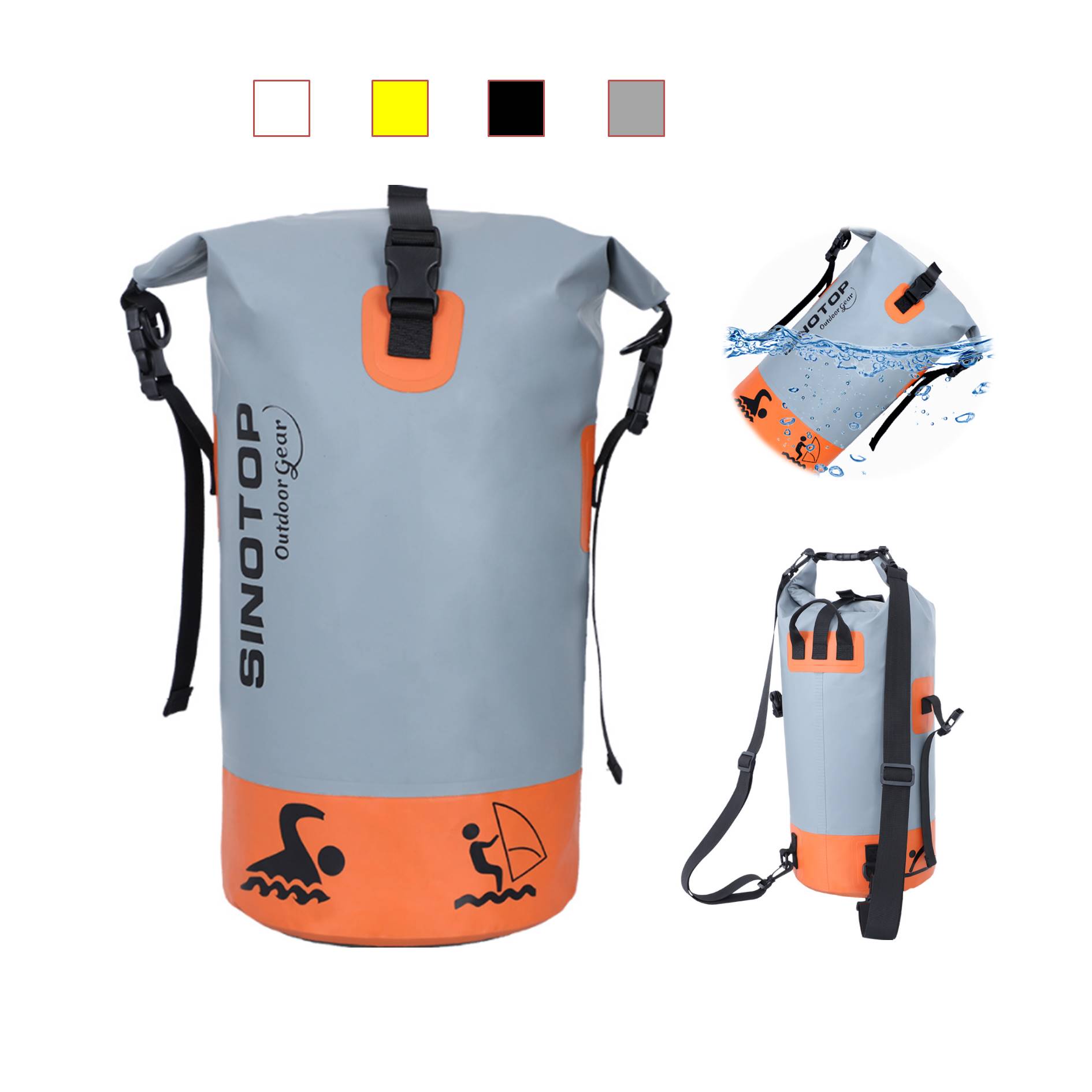 Waterproof Outdoor Bucket Bag Cycling Backpack 4