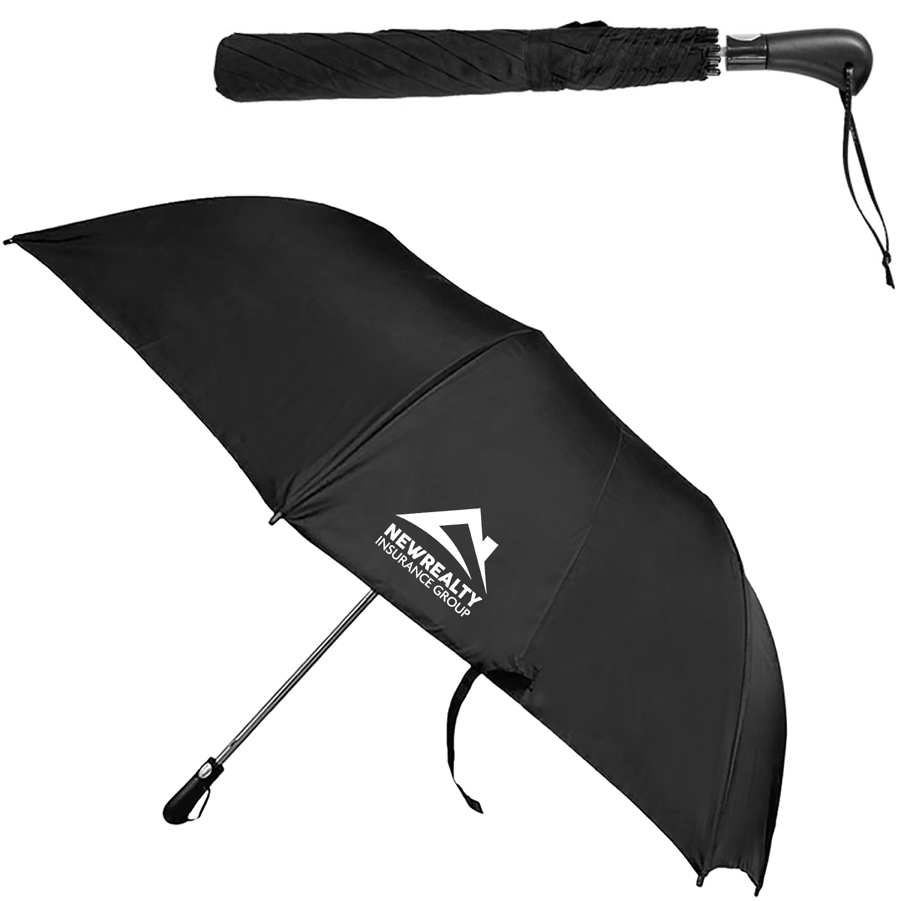TELESCOPIC FOLDING UMBRELLA: 56" Arc 4