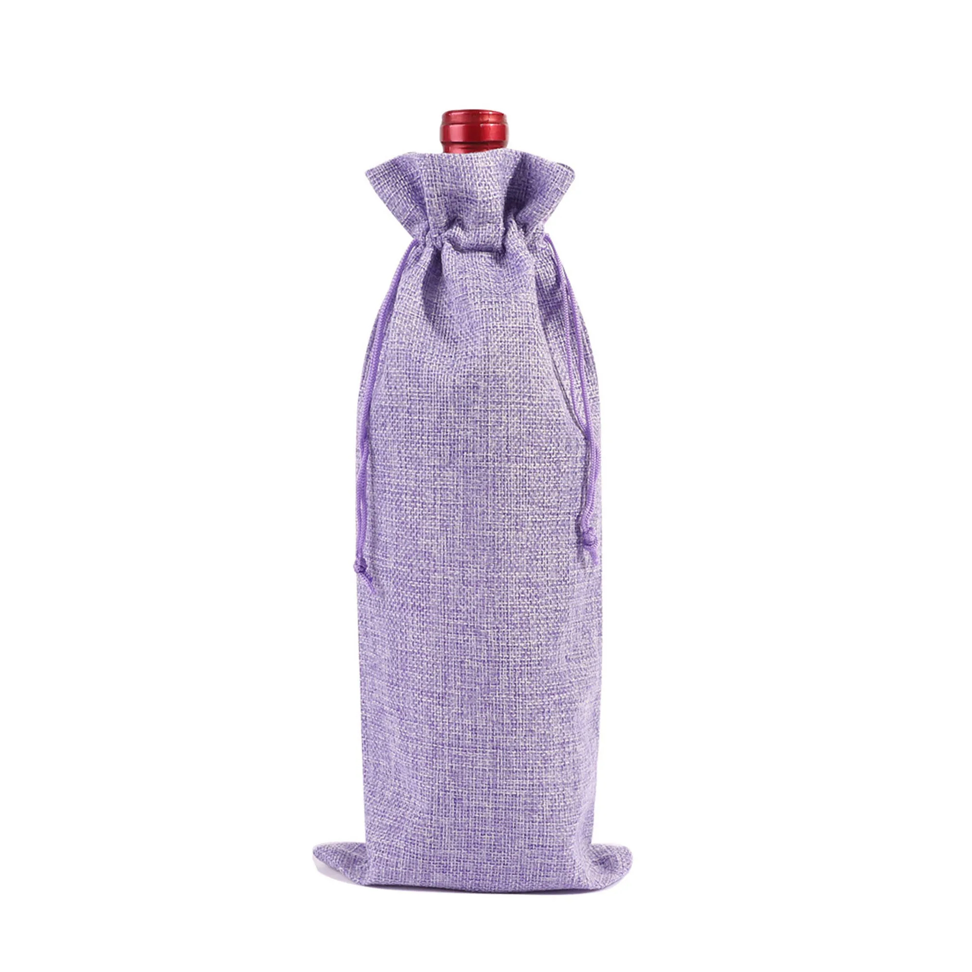 Reusable Wine Gift Bags with Drawstrings 4