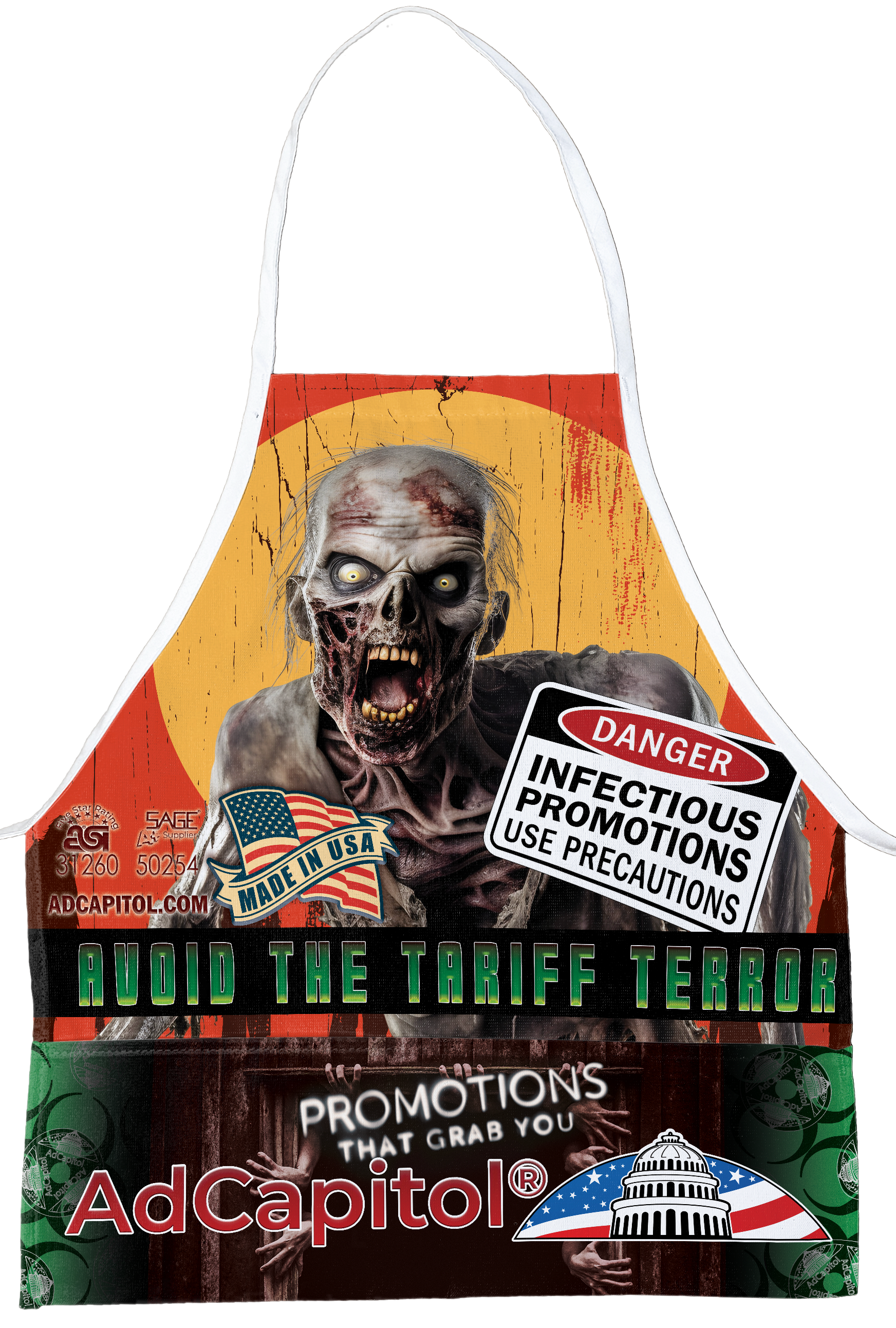 Sublimated Pocket Bib Apron 5