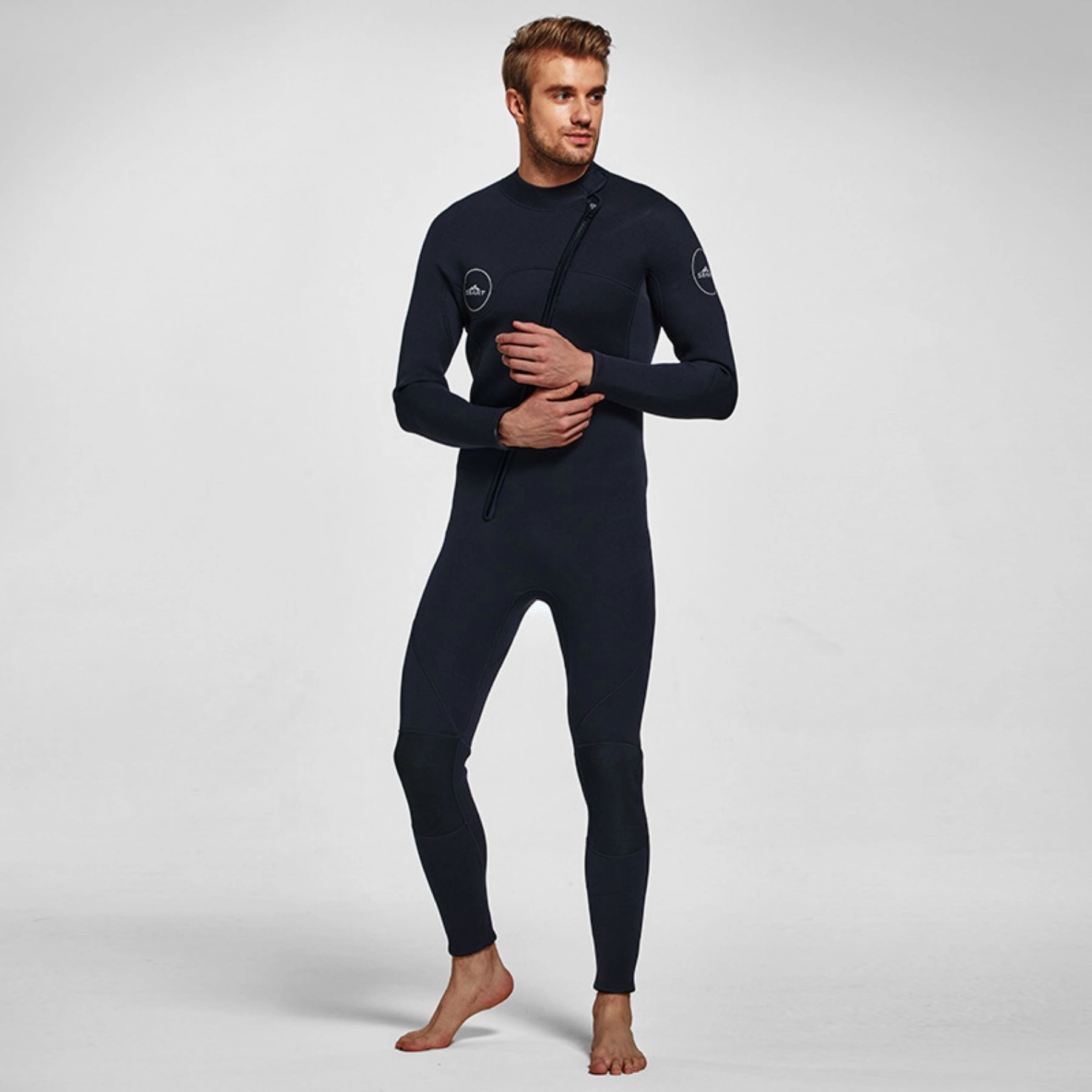 Wetsuit Men 3Mm Neoprene Full Body Diving Suits Long Sleeve 5