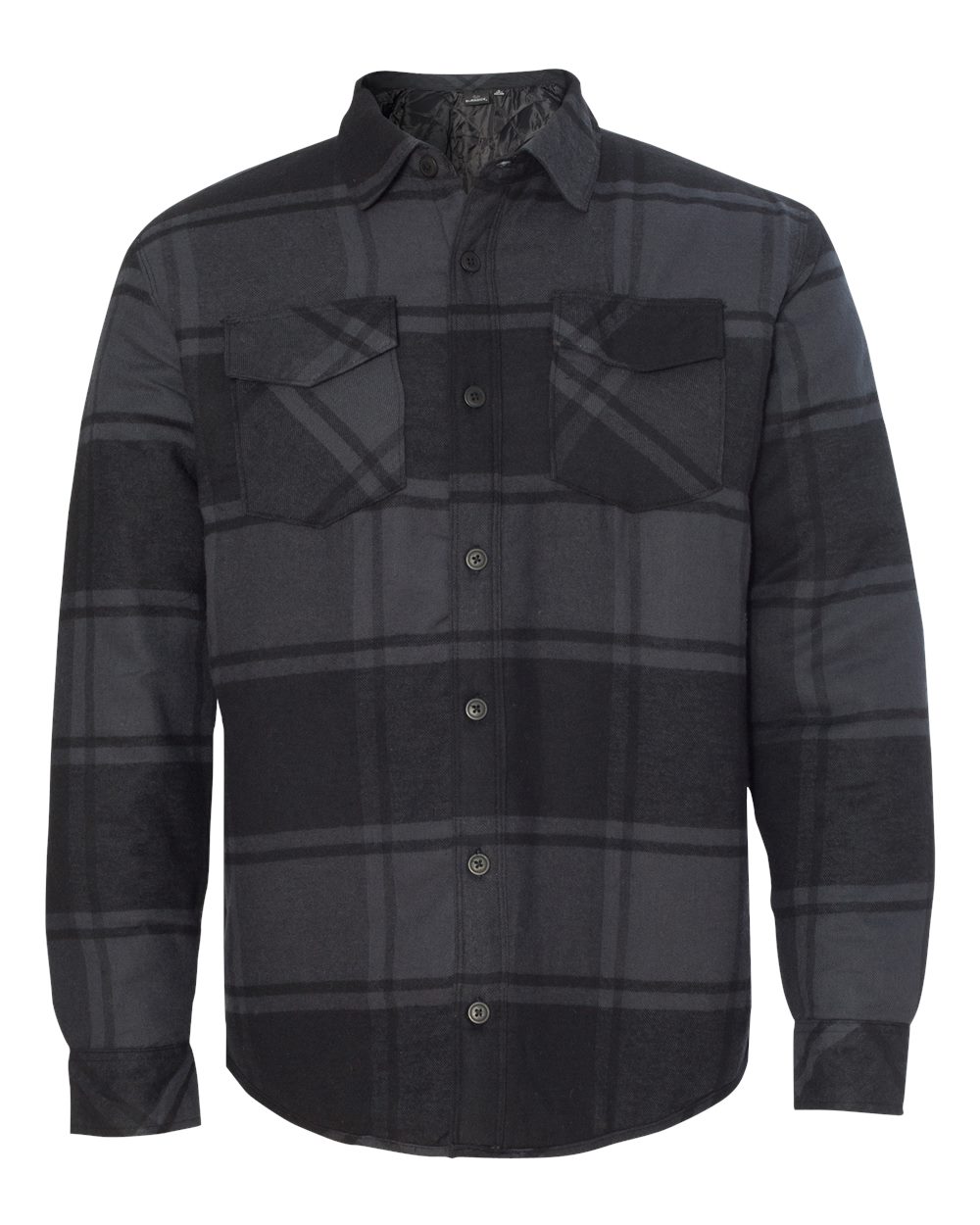 Quilted Flannel Shirt Jacket 8610