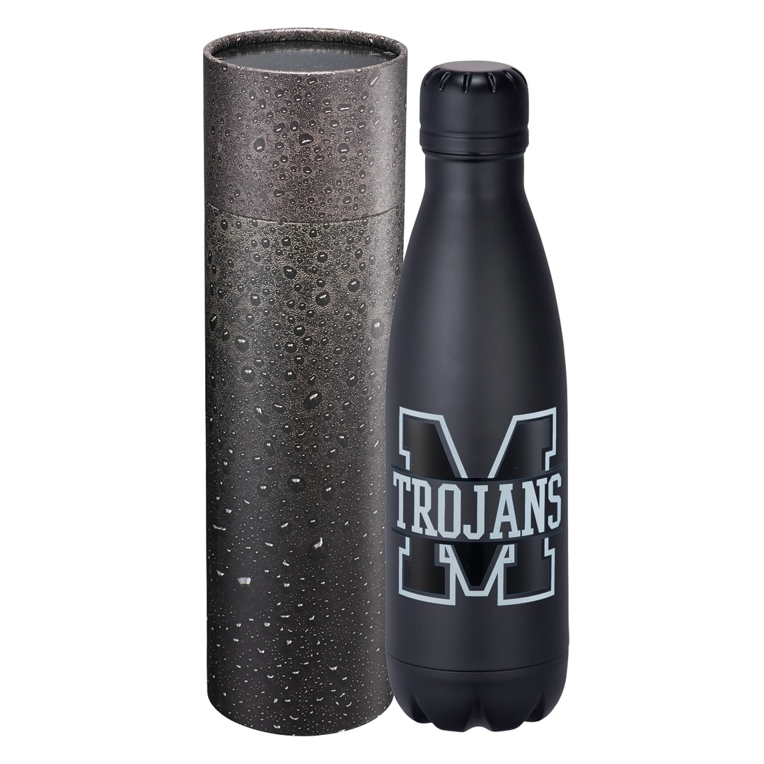 Copper Vac Bottle 17oz With Cylindrical Box, custom water bottle with logo imprint 37