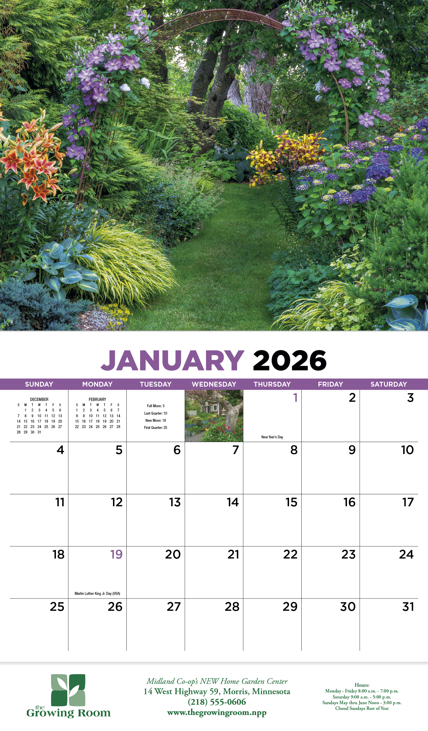 HotLine® Products Gardens Appointment Calendar - Stapled 39