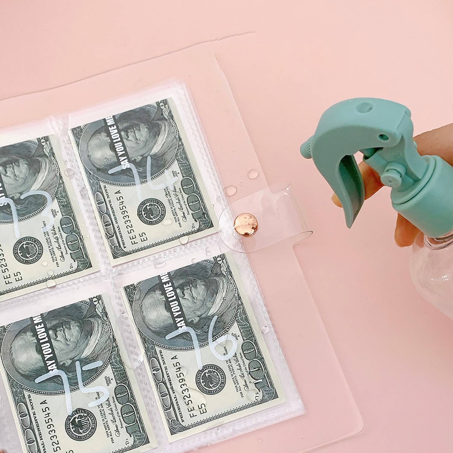 A5 PVC Refillable Money Notebook 7
