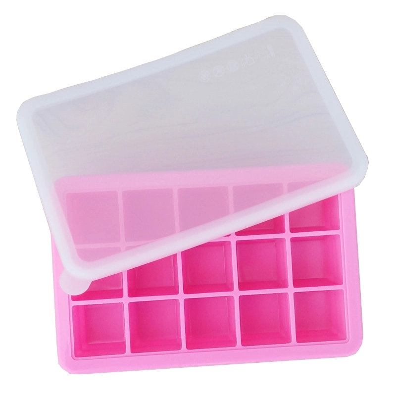 Custom Silicone Baby Food Storage & Ice Cube Freezer Tray 13