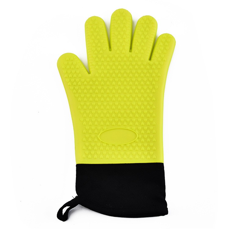 One piece Silicone Cooking Gloves Kitchen Oven Mitt 8