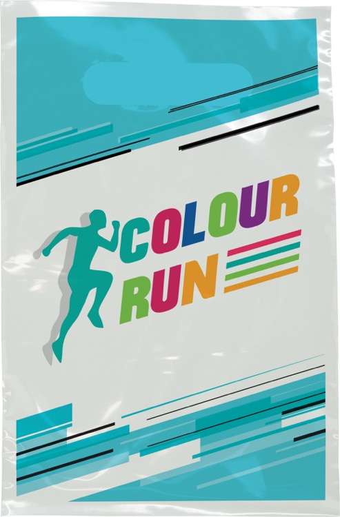 Digital Full Color 2-Sided Clear Plastic Bag (6" x 13")