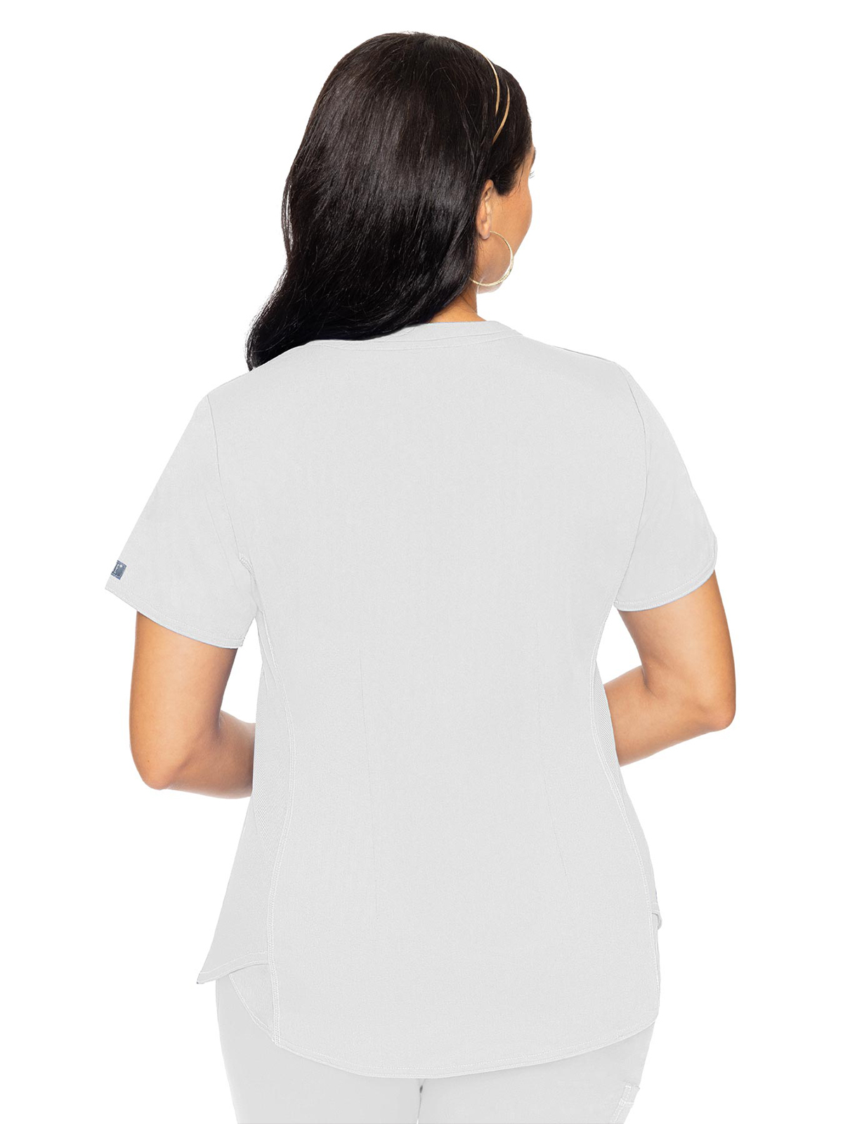 Med Couture - MC Touch - Women's 4-Pocket V-Neck Shirttail Top 13