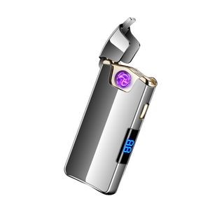 Rotated Arc Lightning Lighter With Flashlight And USB Charging 1