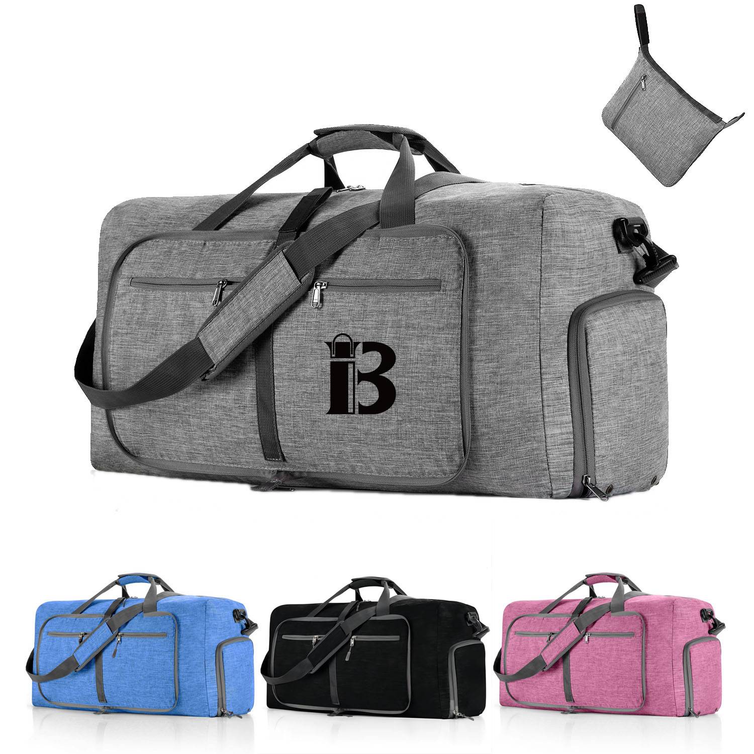 Portable foldable luggage bag 2