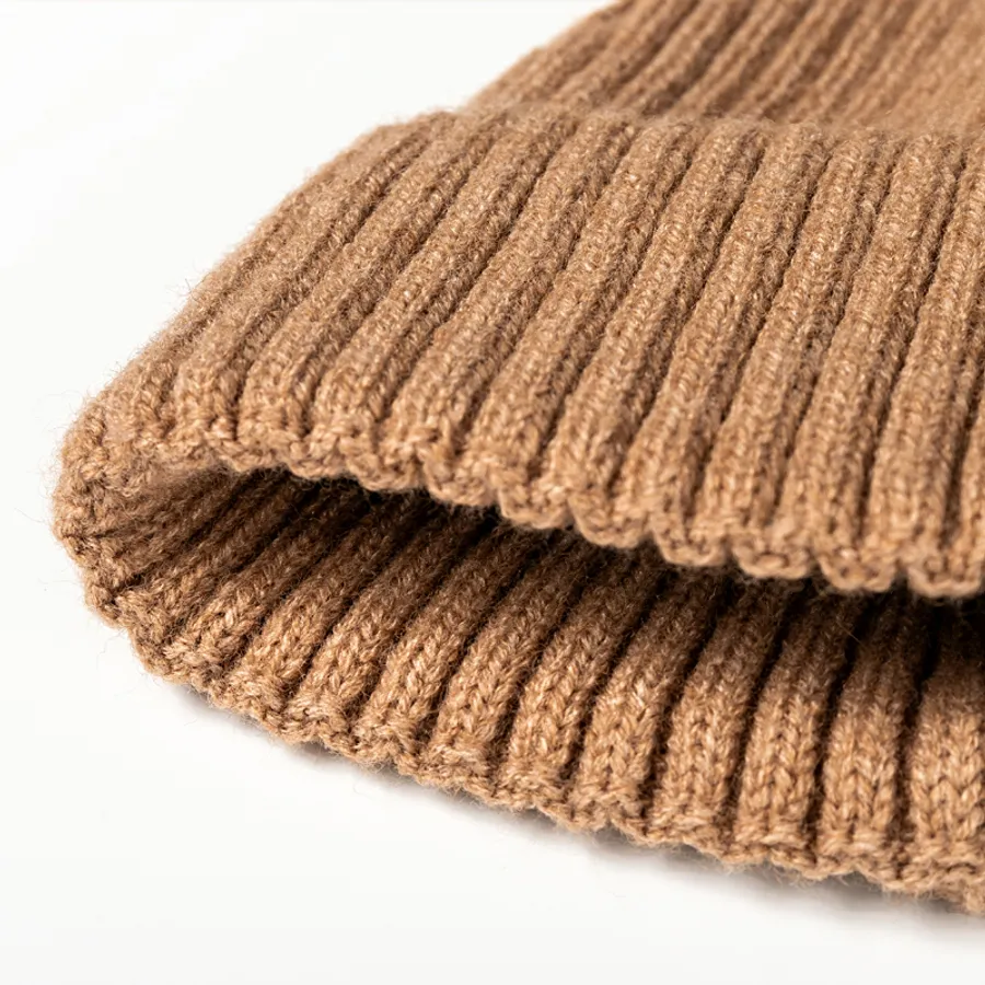 Sturdy Top High Wool Fiber Beanies, custom hat with logo imprint 6