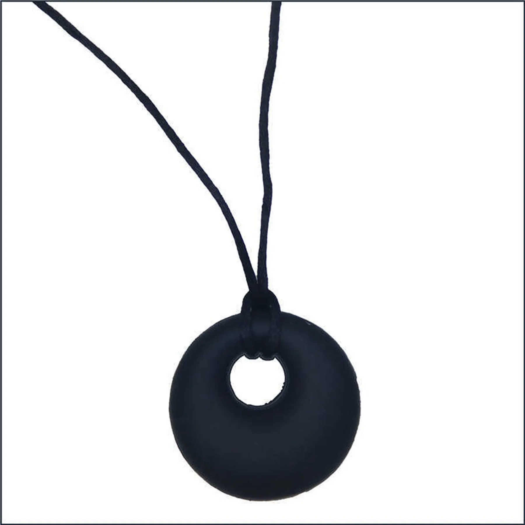Round Silicone Chewy Toy Pendant 7