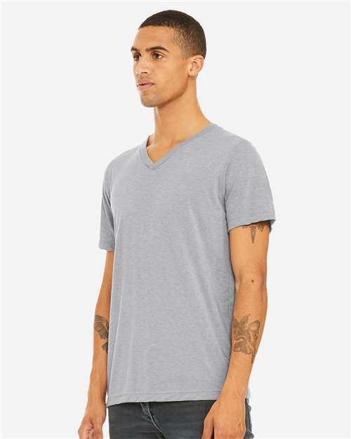 Unisex Triblend V-Neck Tee - 3415 138