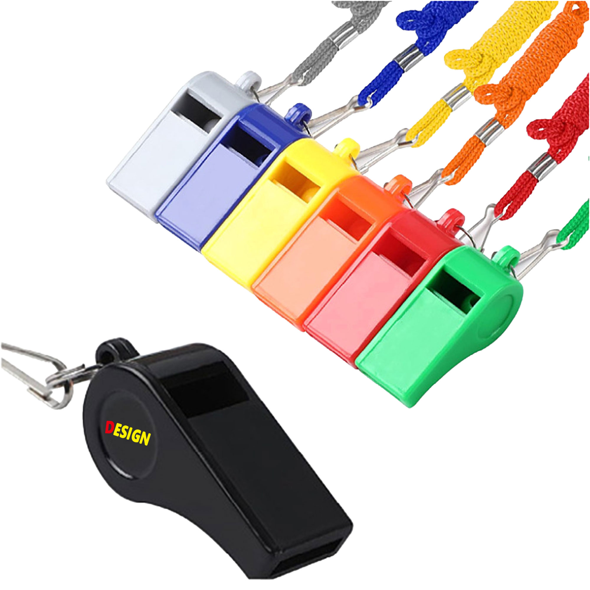 Multicolor ABS Plastic Whistle Outdoor Survival Referee 1
