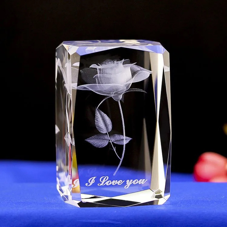 Custom 3D Crystal Cube 3