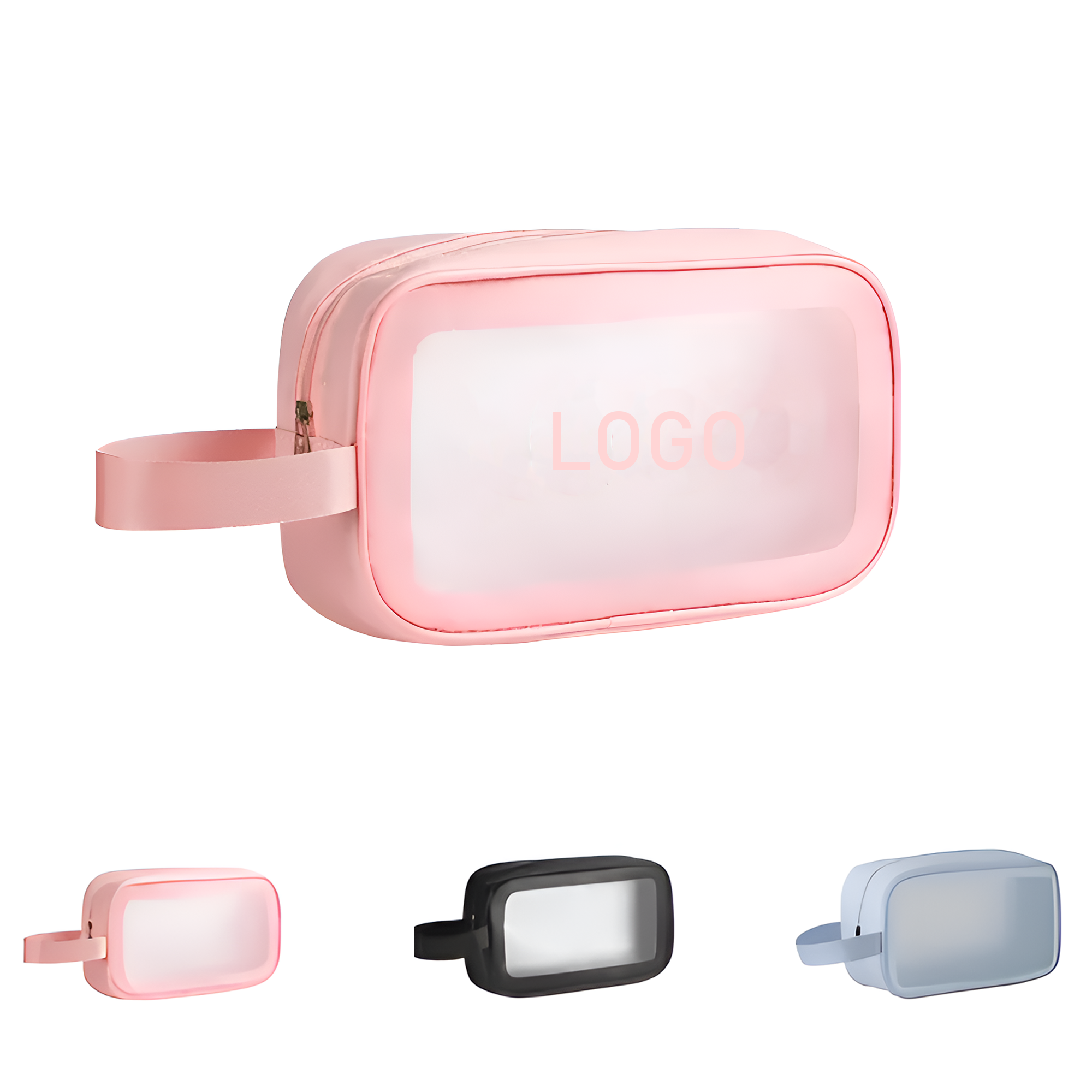 PU Portable Transparent Makeup Bag 2