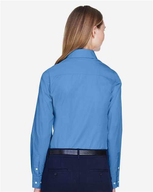 Women's Crown Collection® Broadcloth Woven Dress Shirt - D620W 11