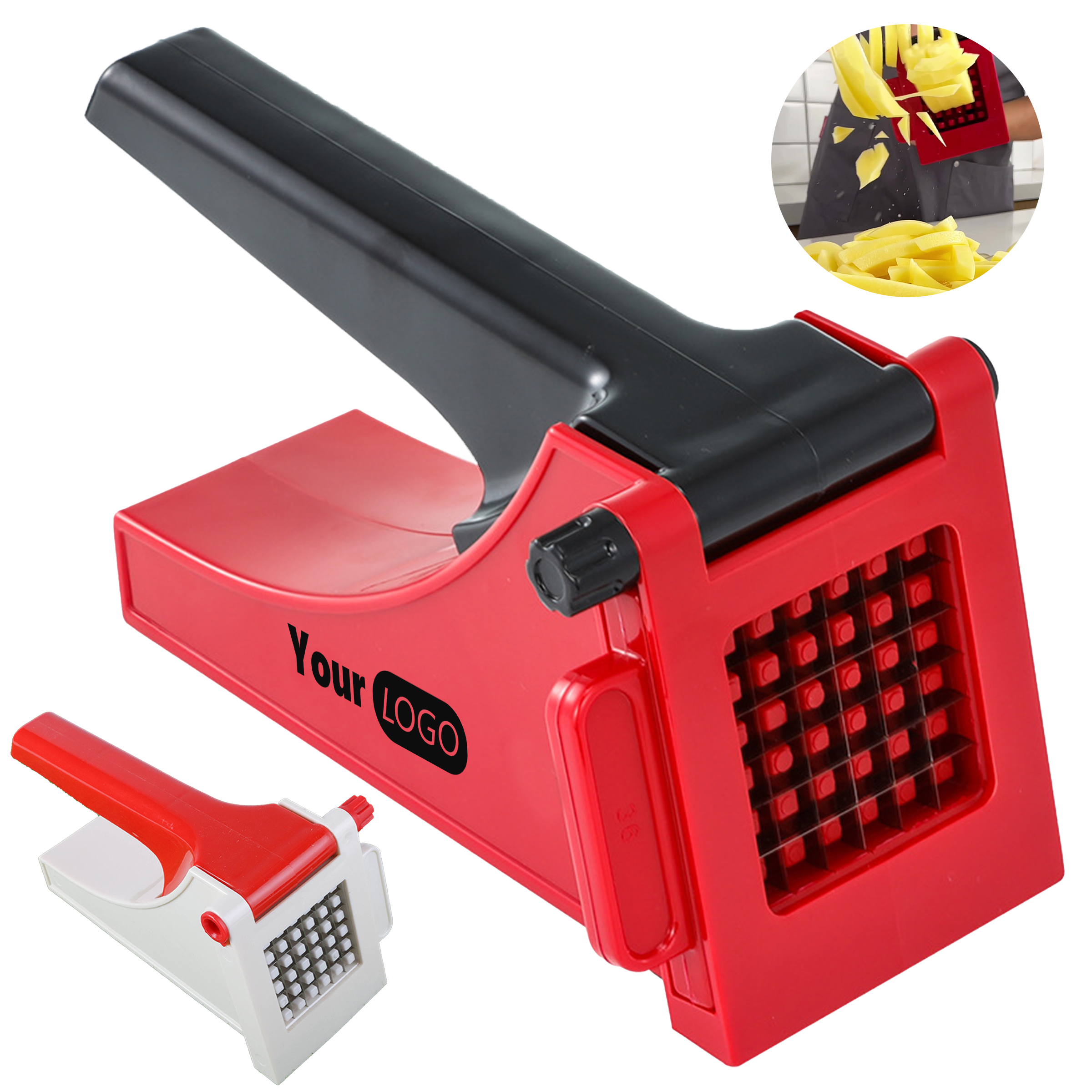 Stainless Steel Portable French Fry Cutter 2