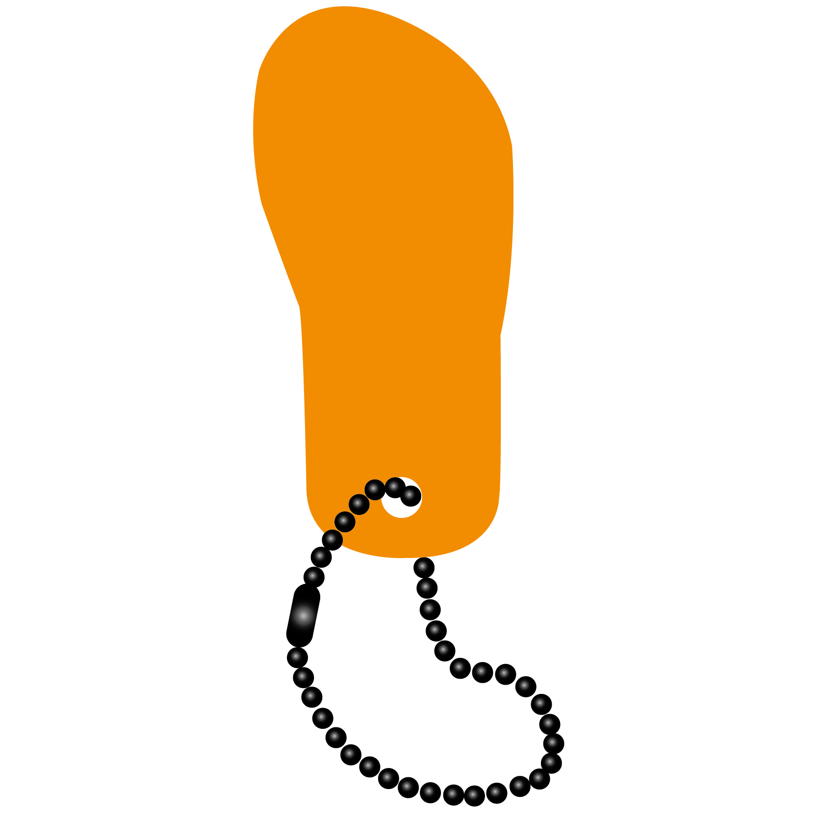 Flip Flop Key Tag 7