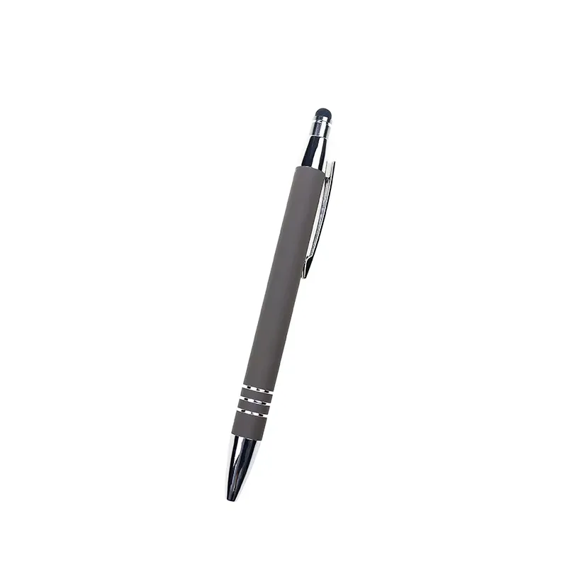 2-In-1 Charged Capacitive Rubber Ballpoint Pen 4