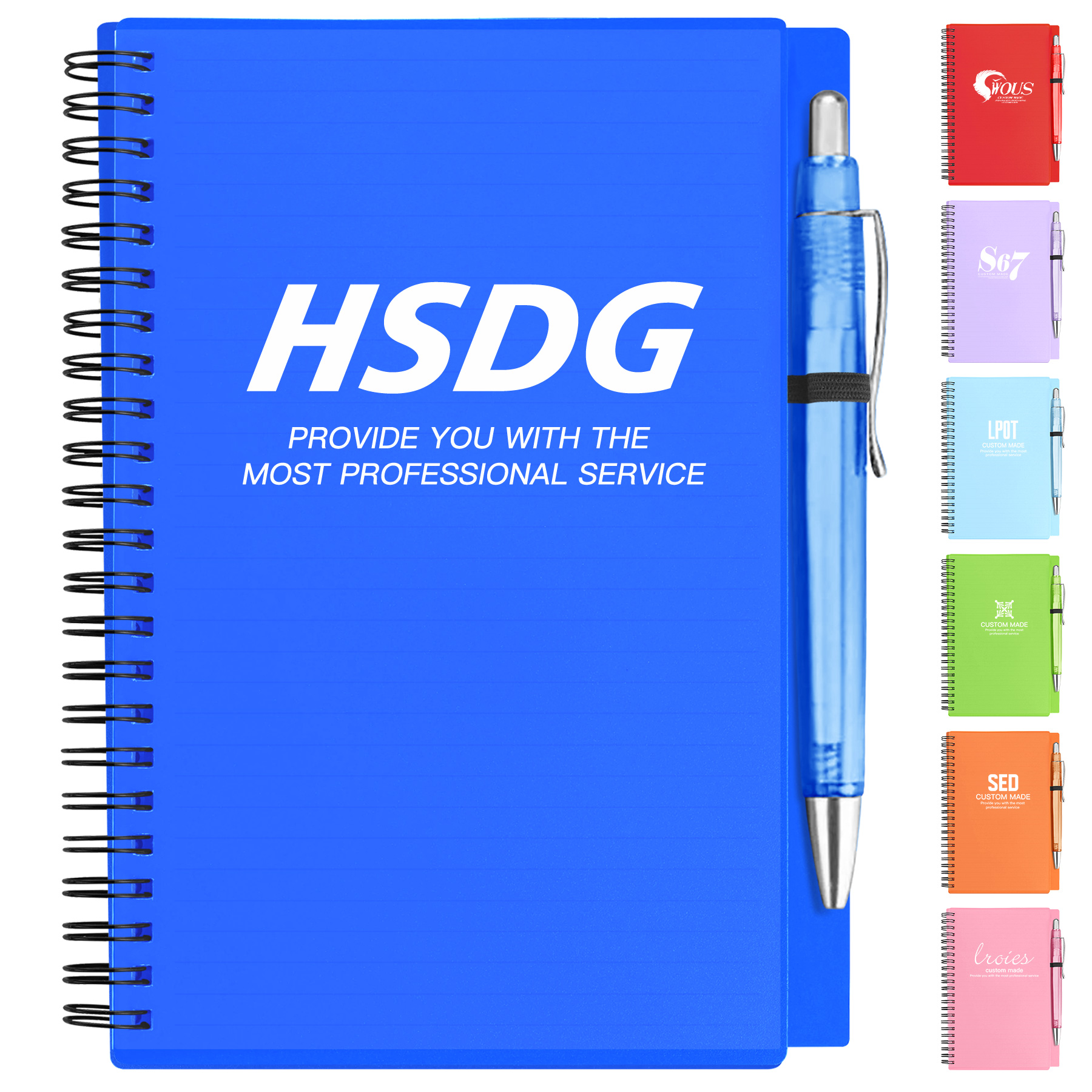 Spiral Notebook with Pen 10