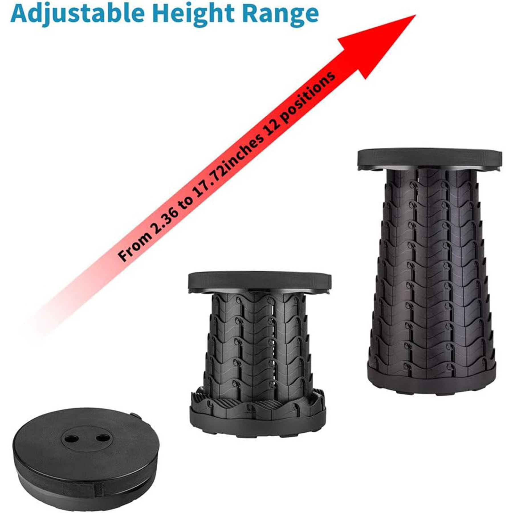 Upgraded Folding Stool Lightweight Yet More Sturdy 9