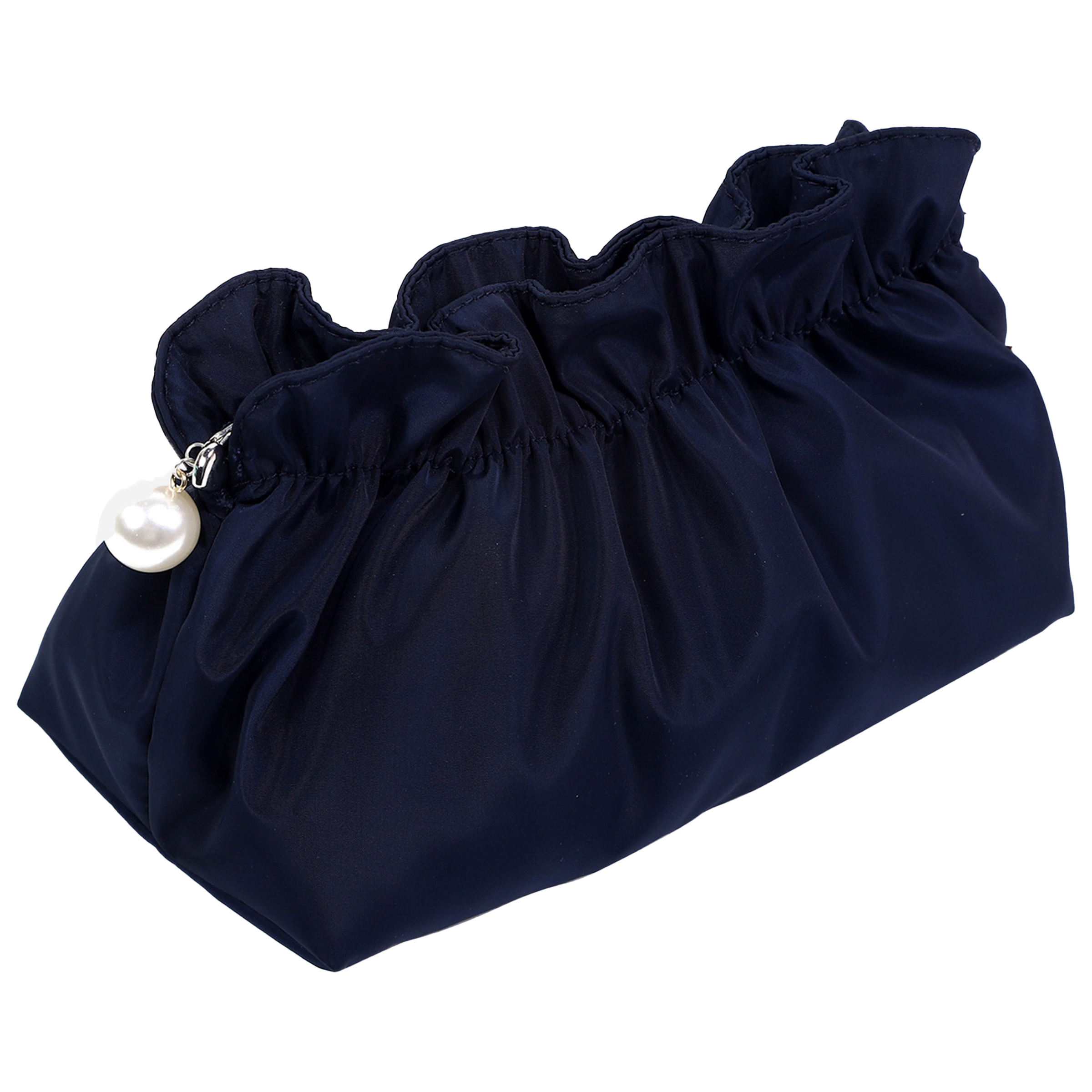 Polyester Portable Waterproof Pleated Makeup Bag 5