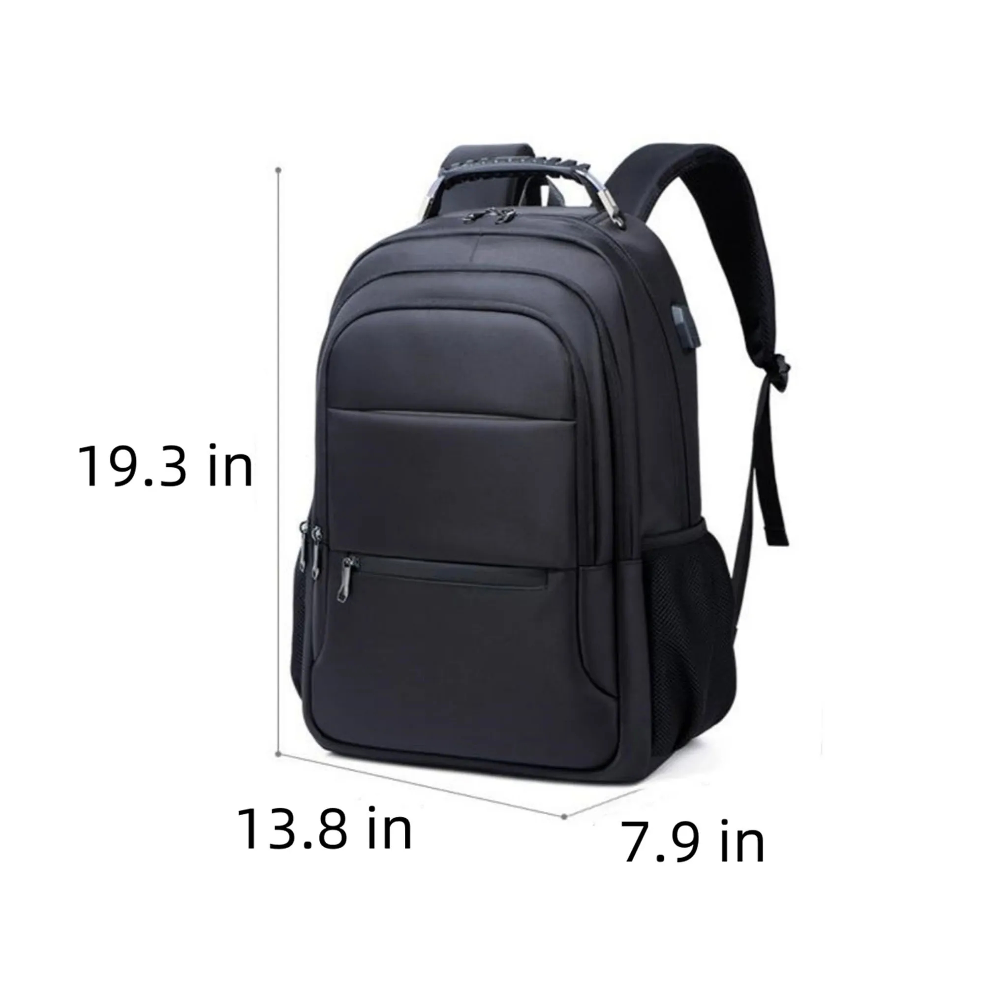 Customized Laptop Business Travel Backpacks With USB Port 6