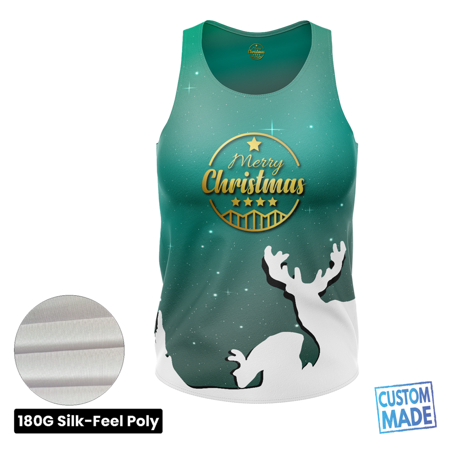 Women's Sublimation Jersey Style Tank Top - 180G Silk-Feel 1