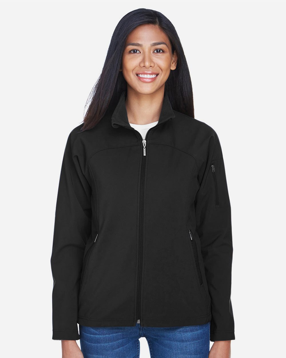 Women's 3-Layer Fleece Performance Soft Shell Jacket - 78034 5