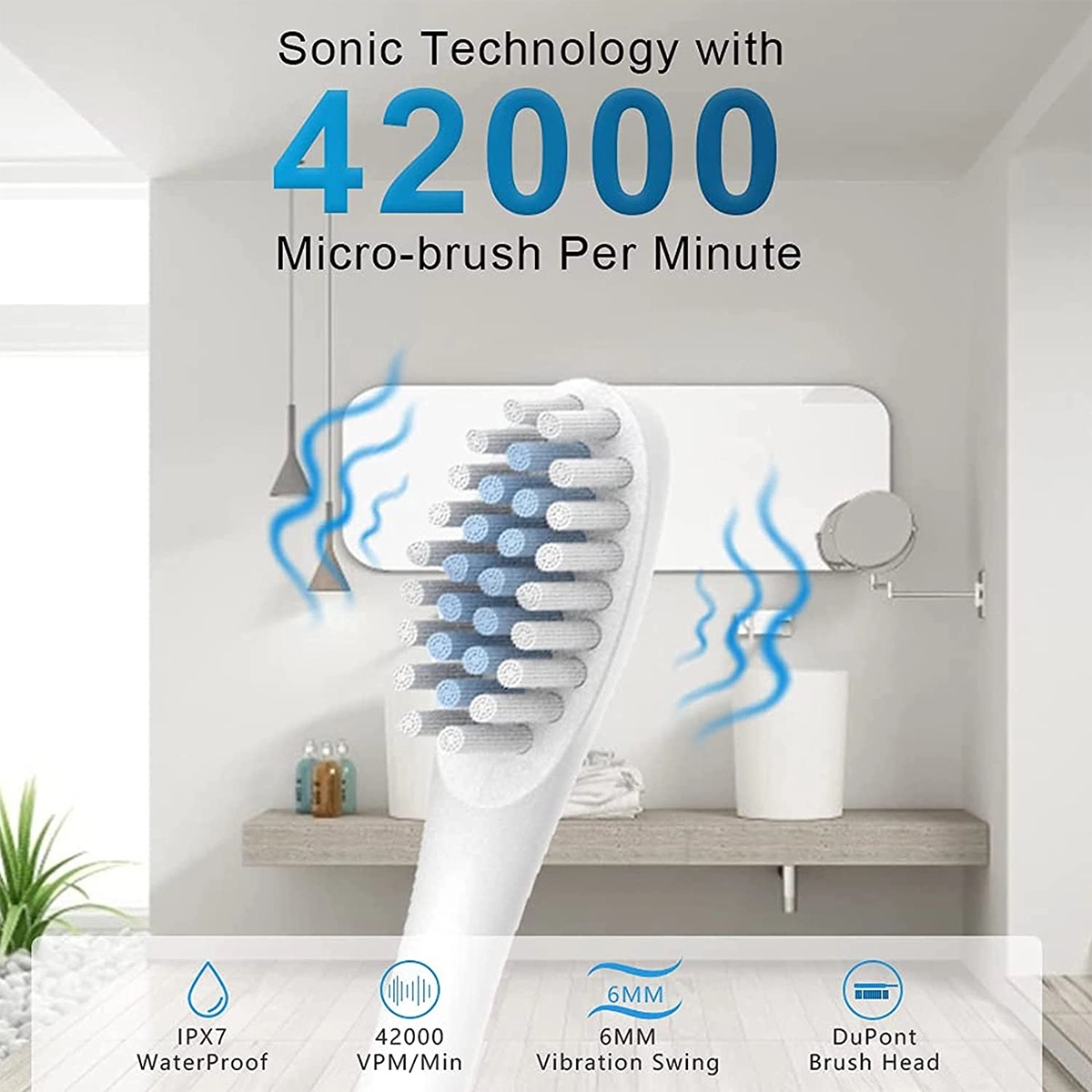 6 Modes Electric Toothbrush Ultrasonic 1