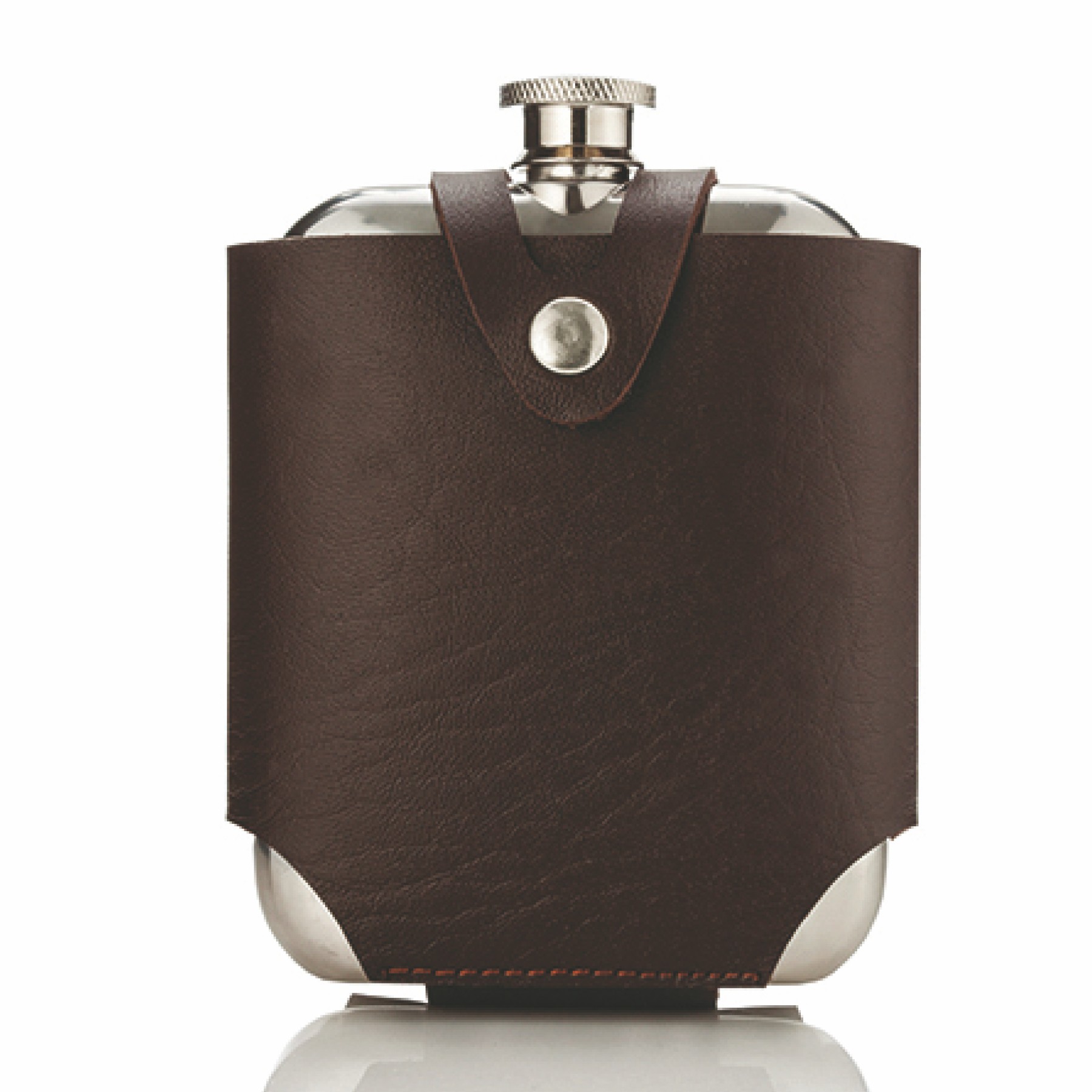 Viski® Stainless Steel Flask and Traveling Case 9