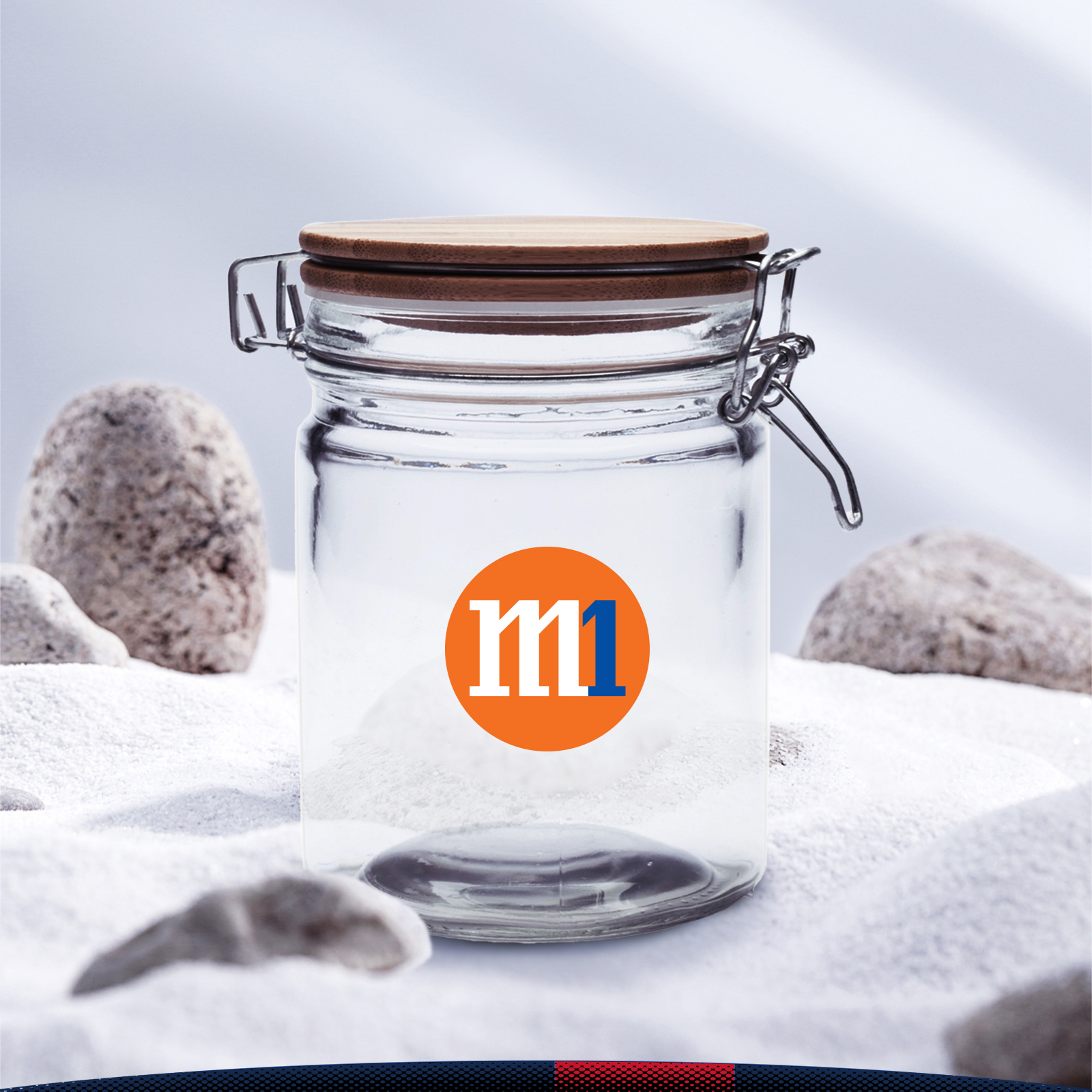 22 oz. Candy Jars with Wood Lids 4
