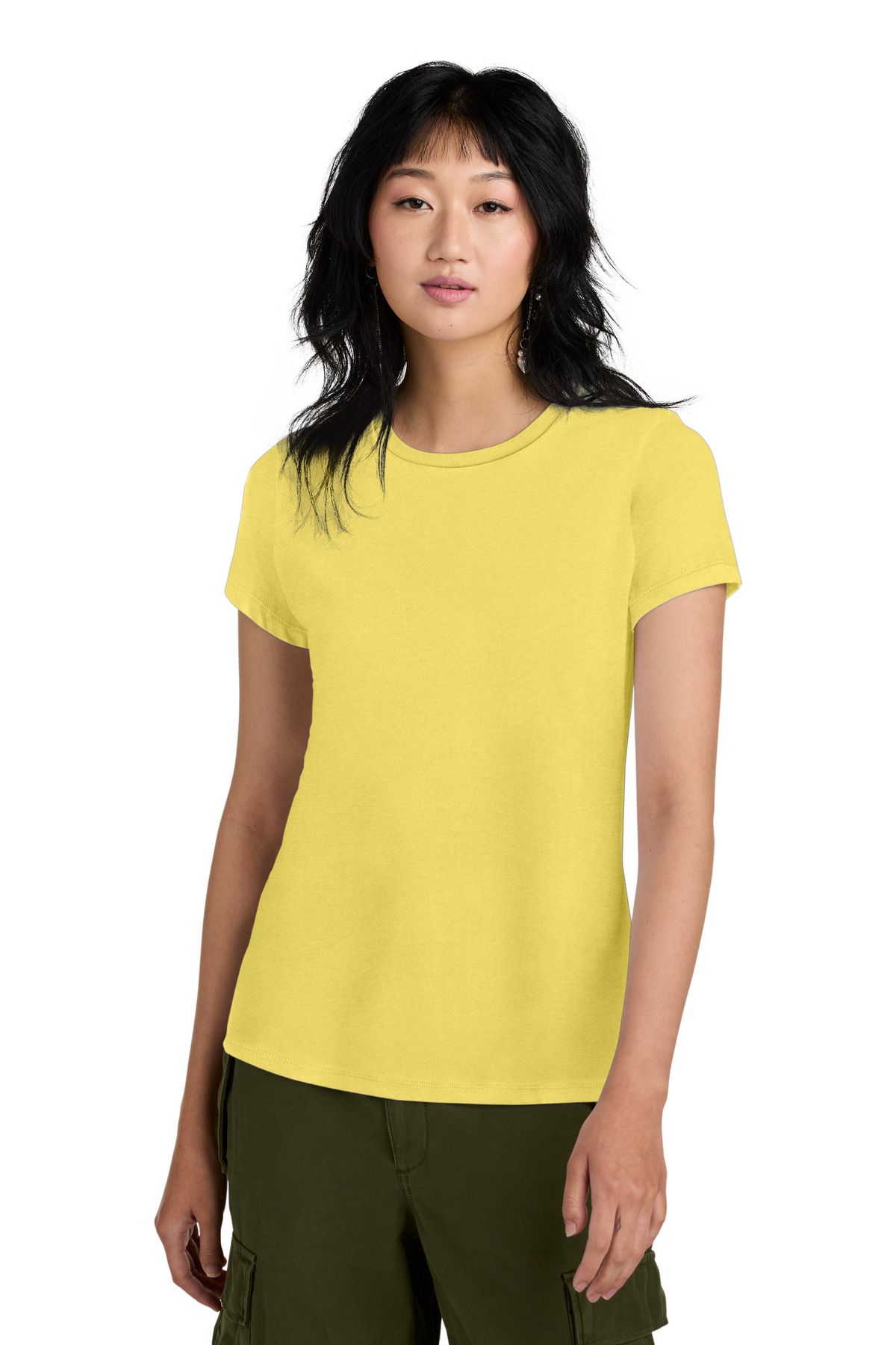 District Women's Perfect Weight Tee. DM104L 105