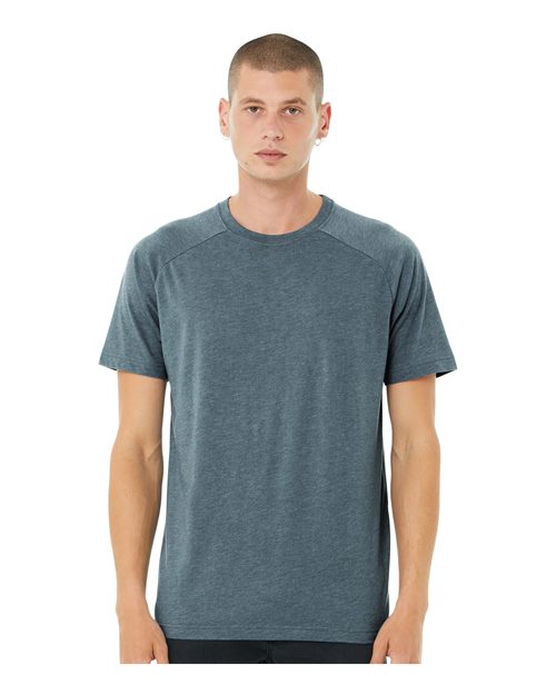 Men's Heather CVC Raglan Tee - 3201 49