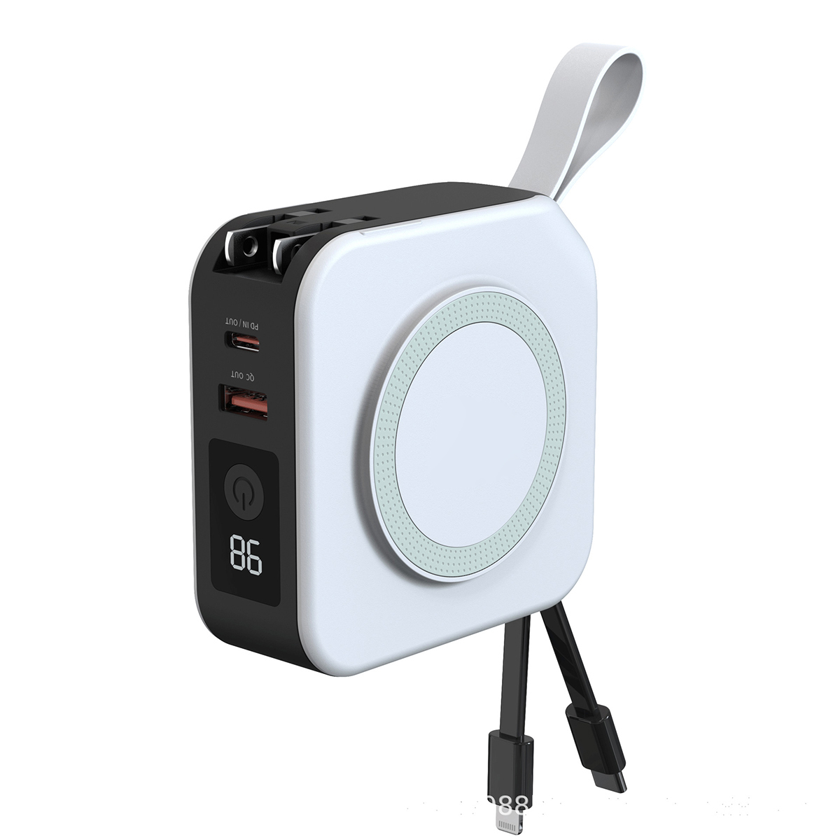 PD 22.5W Fast Charger 10000mAh MagSafe Wireless Power Bank with AU/EU/UK/US Adapters 6