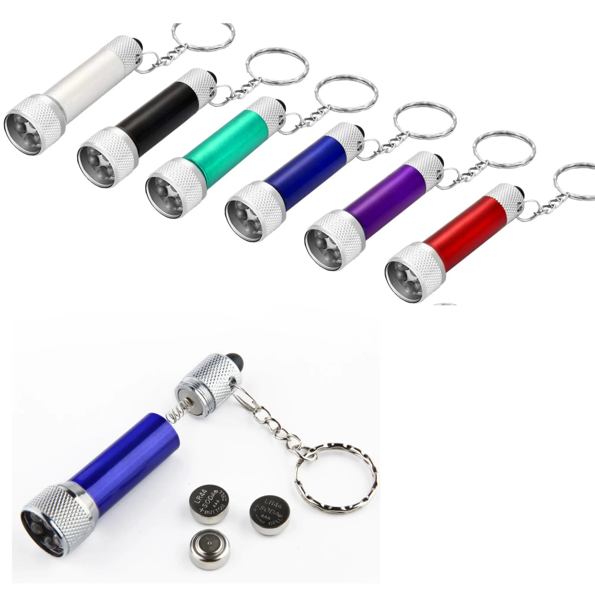 Mini LED Flashlight Keychain 2