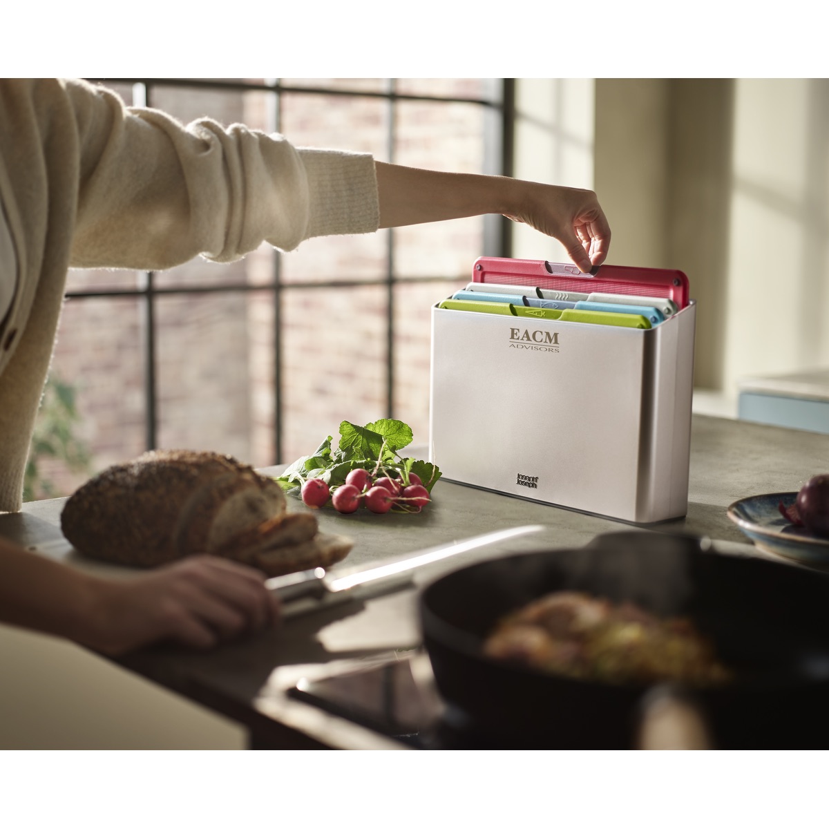 Joseph Joseph® Folio™ Steel 4-piece Cut Board Set 16